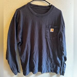 Carhartt Navy Long Sleeve Shirt